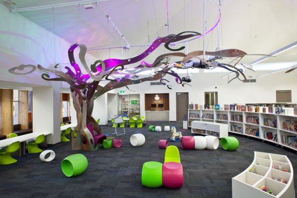 Campbelltown Library Story Telling Tree
Feature story telling tree in the children's reading area.
Keywords: theme_furniture