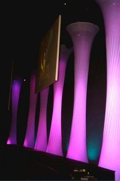 Corporate Presentations
Lycra columns with colour wash lighting
Keywords: expo_showcase